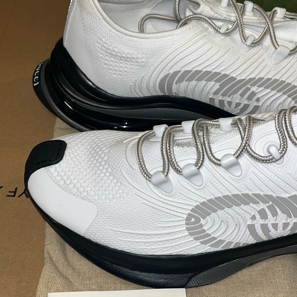 Authentic GUCCI SNEAKERS MENS RUN TRAINERS TECH FABRIC LOGO sz 11.5G / 12 US - Picture 2 of 15